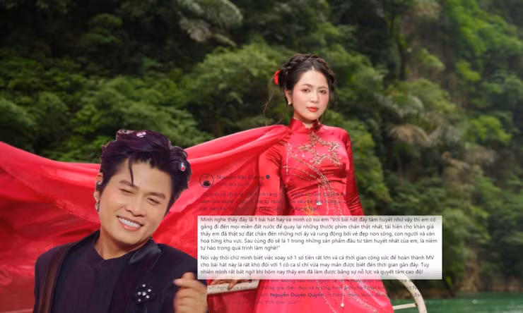 "Thầy" Nguyễn Văn Chung làm cố vấn, "xúi" Duyên Quỳnh đi khắp 3 miền quay MV
