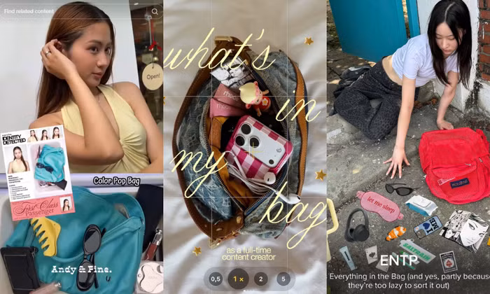 Trào lưu "có gì trong túi" tái sinh: Từ photobooth đến bố cục "sống ảo" kiểu mới