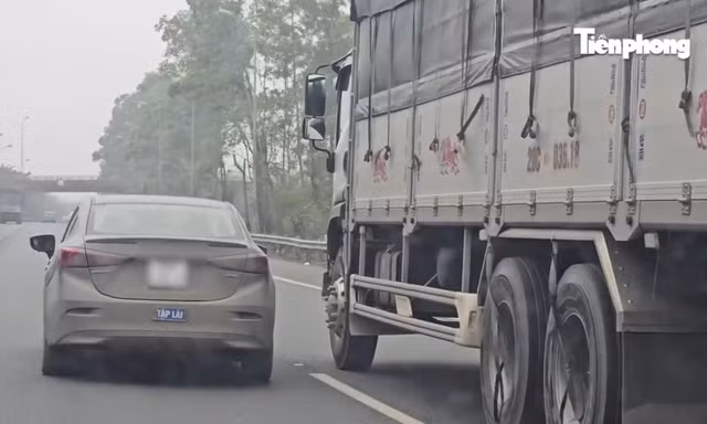 Xe tập lái trên cao tốc: Đánh cược sinh mạng vào những 'tay lái non'