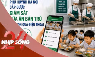 NHỊP SỐNG 24: Phụ huynh Hà Nội có thể giám sát bữa ăn bán trú của con qua ứng dụng?
