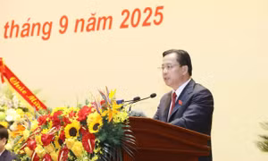 Bí thư Tỉnh ủy Lạng Sơn Hoàng Văn Nghiệm. 