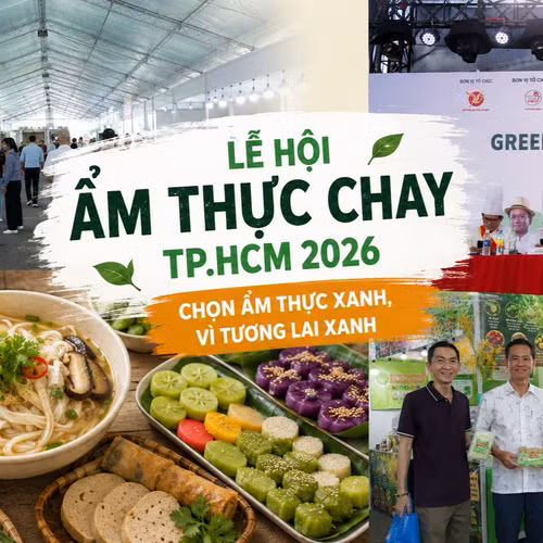 Ăn chay đâu chỉ có rau: Khám phá những món “lạ” tại lễ hội ở TP.HCM