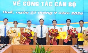 Công bố nhân sự lãnh đạo các Sở ở Huế