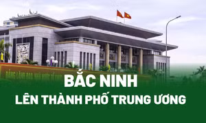 Bắc Ninh lên thành phố trực thuộc Trung ương