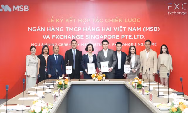 MSB hợp tác FXChange triển khai mô hình đổi ngoại tệ tự động