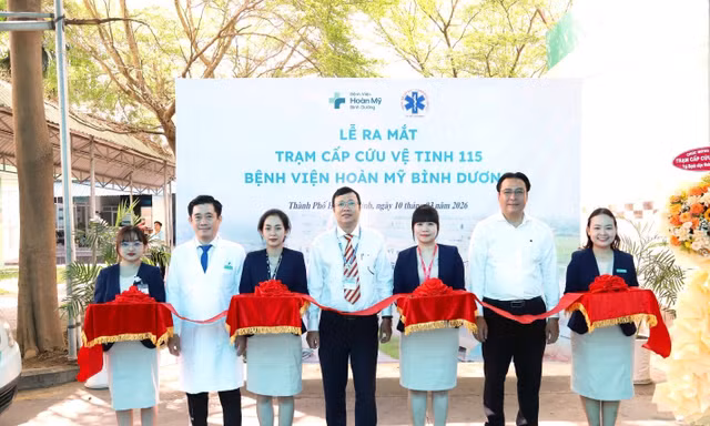 Bệnh viện Hoàn Mỹ Bình Dương ra mắt Trạm Cấp cứu Vệ tinh 115