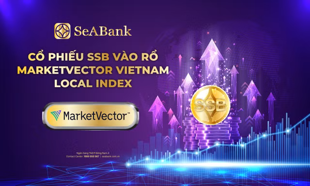 SSB là cổ phiếu duy nhất được thêm vào rổ MarketVector Vietnam Local Index