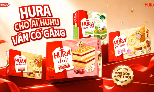 Hura thế hệ mới: Làm mới trải nghiệm bánh bông lan cho người tiêu dùng hiện đại