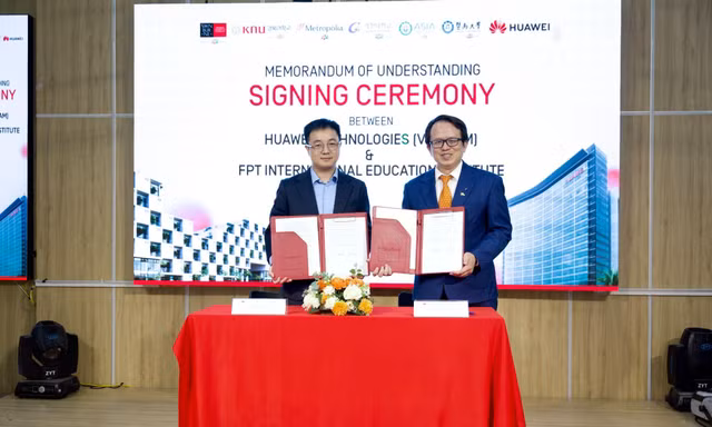 Viện Đại học Quốc tế FPT và Huawei ký hợp tác, mở rộng cơ hội học tập và phát triển nghề nghiệp trong lĩnh vực công nghệ