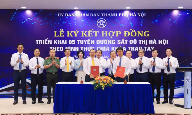 Kỷ lục vốn gần 900.000 tỷ đồng và kỷ lục mua thiết bị 'khủng' cho 5 tuyến metro Thủ đô