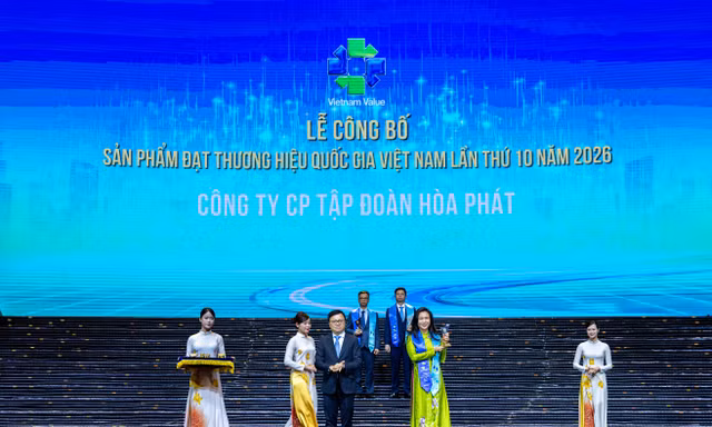 Hòa Phát 8 lần liên tiếp nhận chứng nhận Thương hiệu Quốc gia 