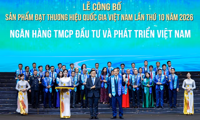 BIDV khẳng định vị thế ‘Thương hiệu quốc gia’ với 9 lần nhận giải thưởng uy tín