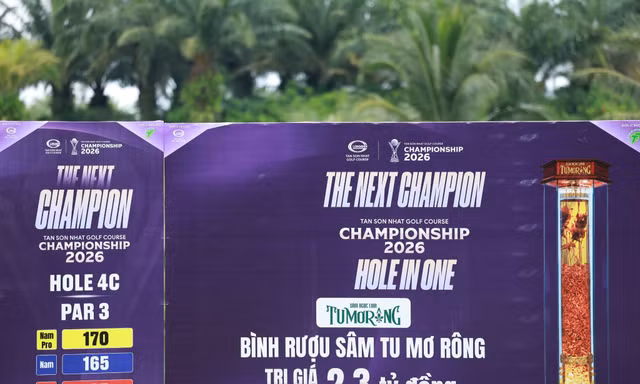Chung kết Tan Son Nhat Golf Course Championship 2026: Cùng một ngày, trao xe Maserati và Bình Sâm Ngọc Linh 2,3 tỷ đồng
