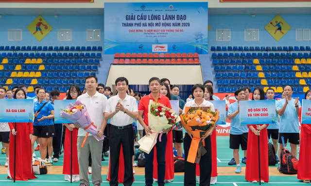 Ciputra Hanoi đồng hành cùng Giải Cầu lông Lãnh đạo Hà Nội mở rộng năm 2026