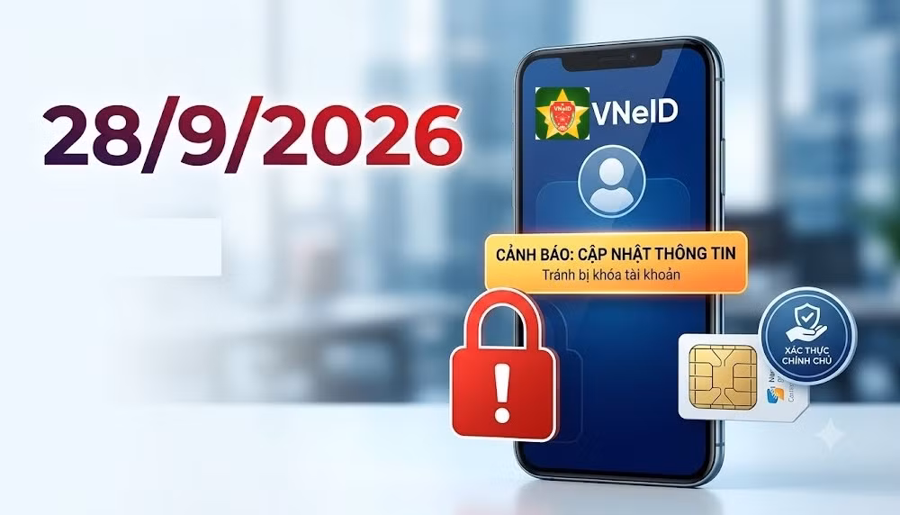 Từ 28/9, VNeID có thay đổi lớn, người dùng cần lưu ý để tránh bị khóa tài khoản