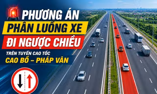 TP NOW: Phương án phân luồng xe đi ngược chiều trên cao tốc Cao Bồ - Pháp Vân