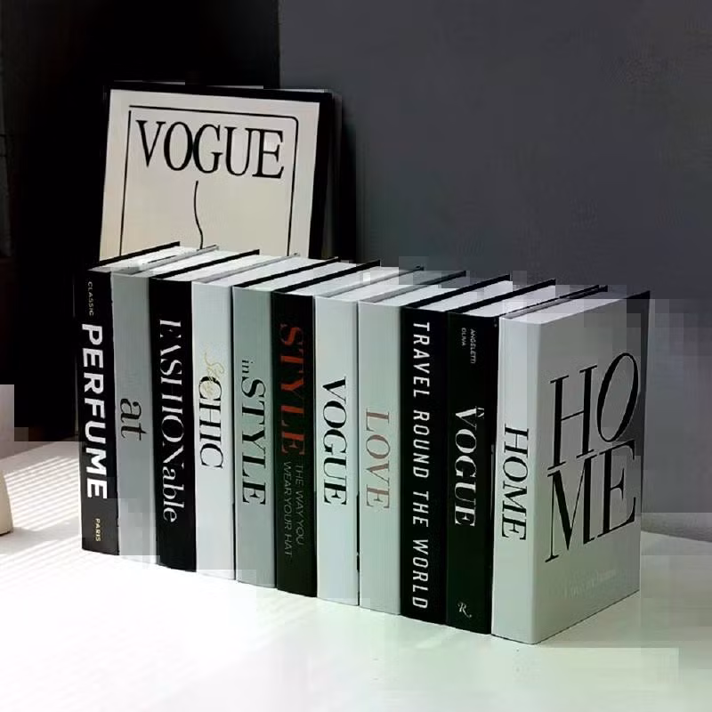 blackandwhitedecorativebookfakefashionbookdecor.jpg