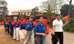 'Áo xanh' Tuyên Quang lan tỏa không khí sôi nổi ngày hội lớn của toàn dân