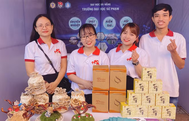 Trà hoa nấm của sinh viên ĐH Sư phạm Đà Nẵng