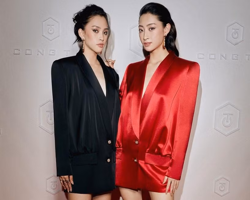 Hai nàng hậu Trần Tiểu Vy, Lương Thùy Linh đầy quyến rũ, xuất hiện trên tạp chí Vogue Mỹ