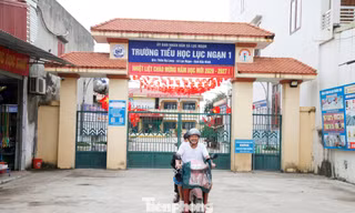 Một số cán bộ giáo viên ở xã Lục Ngạn (Bắc Ninh) phản ánh việc bổ nhiệm hiệu trưởng khi sắp xếp trường học chưa thỏa đáng. Ảnh: Nguyễn Thắng.