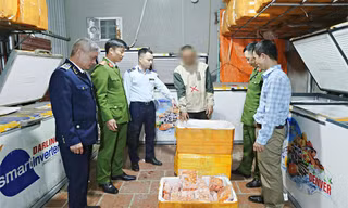 Cơ quan chức năng tỉnh Bắc Ninh phát hiện gần 700 kg trứng non, nầm lợn không rõ nguồn gốc.