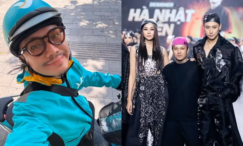 Sau những ngày chạy xe công nghệ, NTK Hà Nhật Tiến sắp trở lại với thời trang?