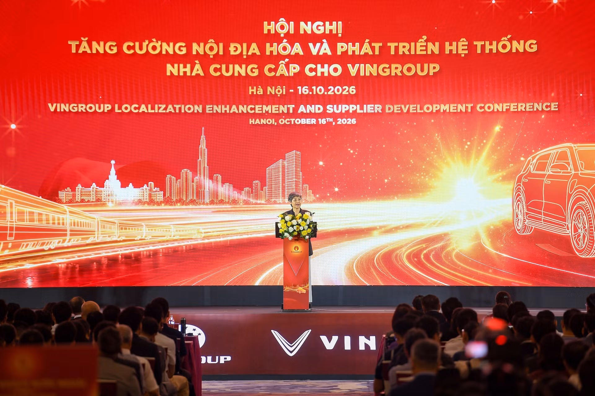 Vingroup ưu đãi phí thuê đất và cam kết đầu ra dài hạn cho doanh nghiệp hỗ trợ Việt Nam