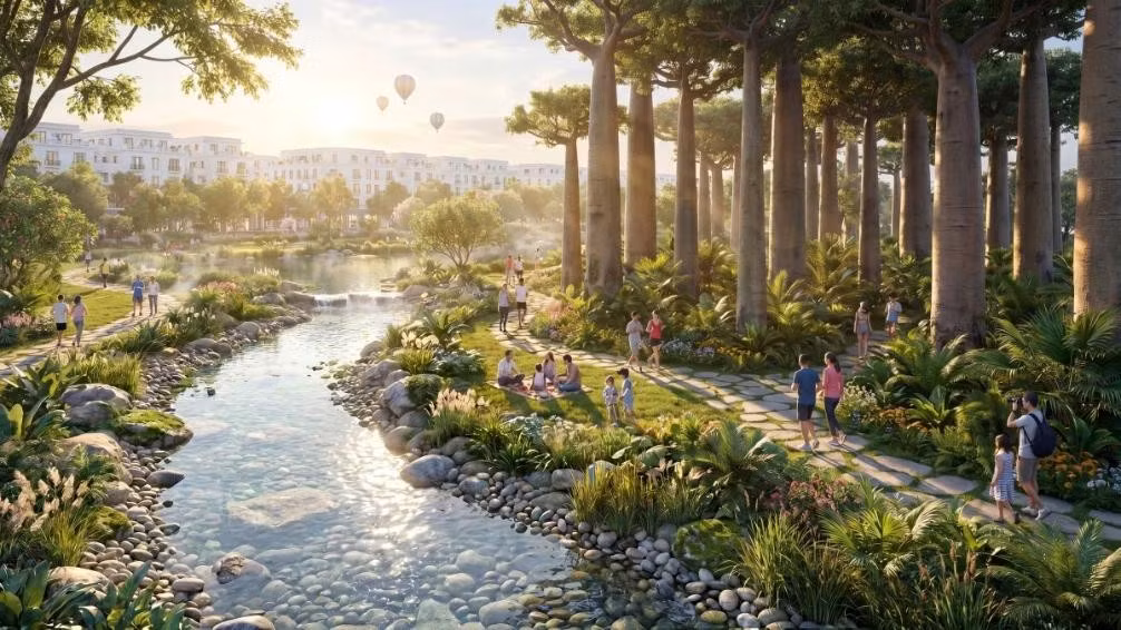 Vinhomes Sài Gòn Park đưa thiên nhiên trở thành hạ tầng vận hành đại đô thị
