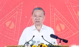 Tổng Bí thư Tô Lâm dự lễ khởi công trường phổ thông nội trú khu vực biên giới tại Điện Biên