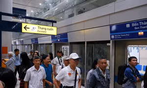 Metro số 1 TPHCM hoạt động trở lại sau sự cố mất điện