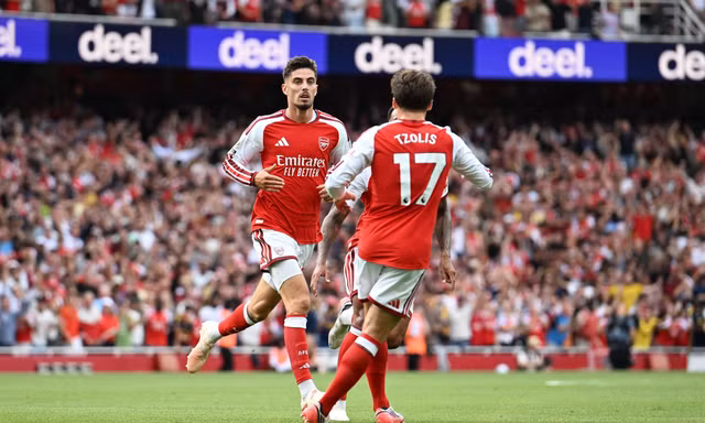 Trực tiếp Arsenal vs Chelsea 1-1 (H1): Vào!!! Havertz ghi bàn 