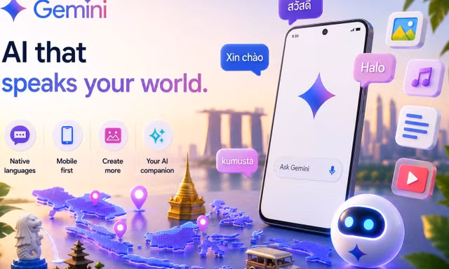 Người Việt dùng 'trợ lý' AI Gemini nhiều nhất Đông Nam Á 