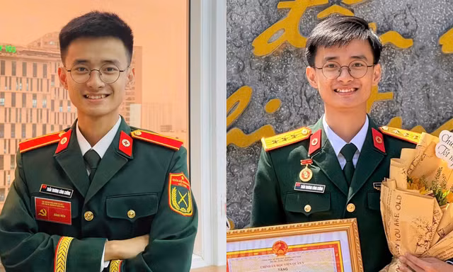 Thủ khoa Học viện Quân y được phong hàm Thượng úy, nhận công tác tại Bệnh viện 108