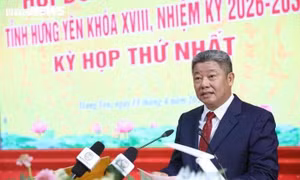 Ông Nguyễn Mạnh Quyền giữ chức Chủ tịch UBND tỉnh Hưng Yên