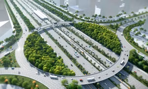 Tuyến đường kết nối sân bay Gia Bình với Thủ đô Hà Nội rộng 10 làn xe