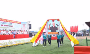 Khoảng 6.000 người tham gia khai mạc Đại hội Thể thao tỉnh Lạng Sơn