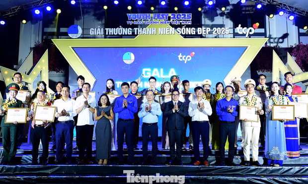 15 gương tiêu biểu được tặng Giải thưởng Thanh niên sống đẹp năm 2026