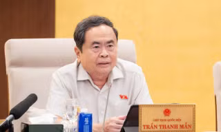 Chủ tịch Quốc hội Trần Thanh Mẫn phát biểu. Ảnh: QH