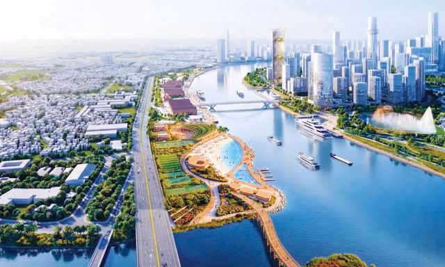 Phối cảnh dự án chỉnh trang Bến Nhà Rồng