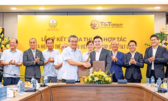 Hiệp hội Thể thao CAND Việt Nam và Tập đoàn T&T Group ký Thỏa thuận hợp tác, mở ra giai đoạn đồng hành sâu rộng nhằm phát triển thể thao CAND theo hướng chuyên nghiệp, hiện đại và hội nhập quốc tế 