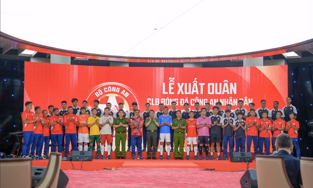 CLB Công an Nhân dân ra mắt loạt tân binh, phấn đấu thăng hạng V.League 
