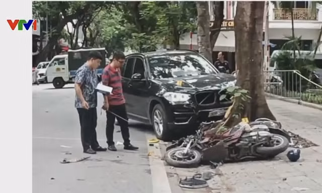 Thông tin vụ tai nạn giao thông tại đường Nguyễn Huy Tự, TP. Hà Nội