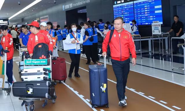 Đoàn thể thao Việt Nam đến Nagoya, khởi đầu chiến dịch chinh phục mục tiêu Asiad 20