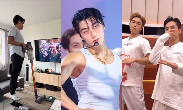 Hiện tượng Choi San ATEEZ "đập ngực" siêu viral, Thơm Da LAB cũng đu trend