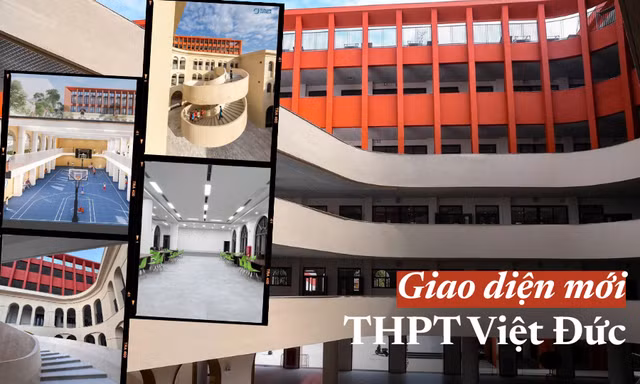 Giao diện mới của THPT Việt Đức gây sốt: Teen bật mí còn nơi "peak nhất" chưa khui