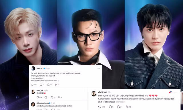 Đặng Hồng Hải, IVAN gửi lời cảm ơn fan sau ngày đầu ghi hình Tinh Hà "Say Hi"