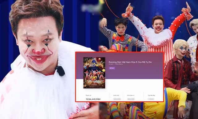 Tập cuối Running Man Vietnam mùa 3 lập kỷ lục doanh thu, liệu có chạm mốc 30 tỷ?