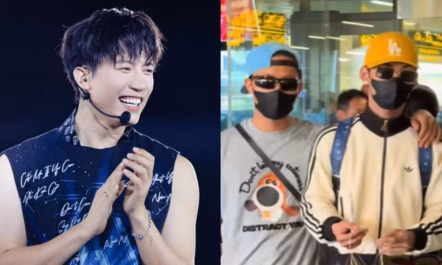 Anh Tú và ERIK giúp "Anh trai" này thoát khỏi "fan cuồng" đeo bám tại sân bay