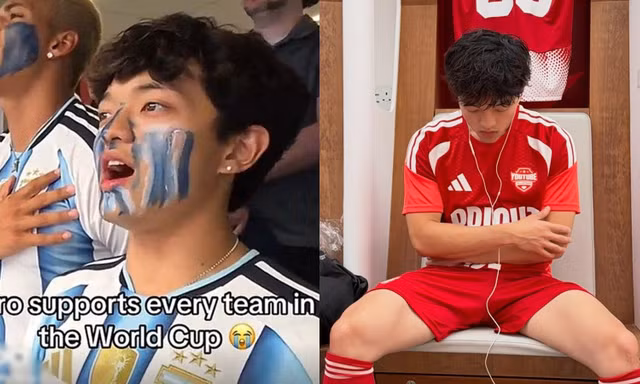 Chàng trai triệu view gốc Việt gây sốt vì là "fan mọi nhà" tại World Cup 2026